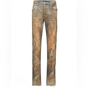 Purple Brand Two-Tone Faded‎ Effect Jeans